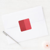 Gespleten Tomaat Rood Matte Sticker – Aangepast Ui (Envelop)