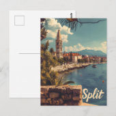 Gesplitst  briefkaart (Voorkant / Achterkant)