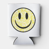 Gesplitst glimlachend gezicht blikjeskoeler (Voorkant)