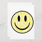 Gesplitst glimlachend gezicht kaart (Voorkant / Achterkant)