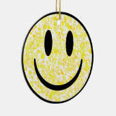 Gesplitst glimlachend gezicht keramisch ornament (Rechts)