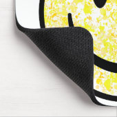 Gesplitst glimlachend gezicht muismat (Hoek)