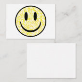 Gesplitst glimlachend gezicht notitiekaartje (Voorkant / Achterkant)