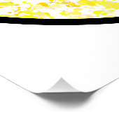 Gesplitst glimlachend gezicht perfect poster (Hoek)