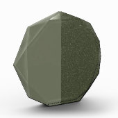 Gesplitst Moss Green Octagon Photo Block Fotoblokken (Links)