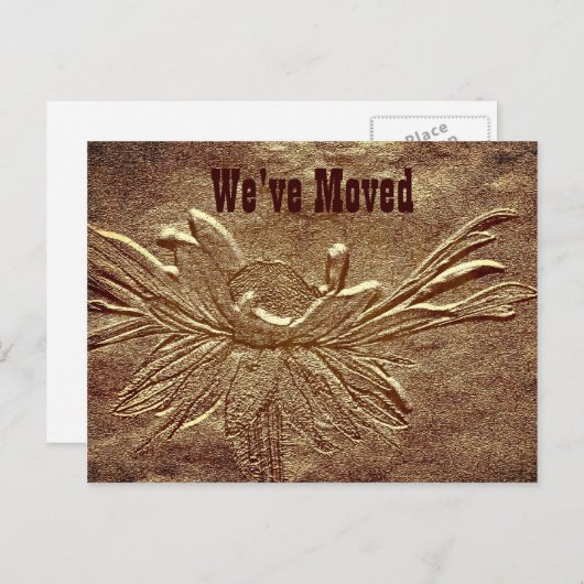 Gesplitst Nieuw Adres Bewegend Briefkaart (Voorkant / Achterkant)