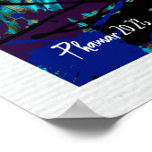 Gesplitst over het Poster van de Splatter van de V (Hoek)