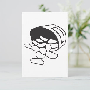 Gesplitste bonen uitnodigingen