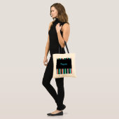  gesplitste budgettaire Canvas tas Sjabloon - blau (Voorkant (model))