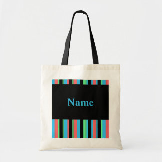 gesplitste budgettaire Canvas tas Sjabloon - blau