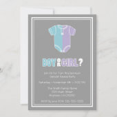 Gesplitste Creeper Gender onthullen partijuitnodig Kaart (Voorkant)