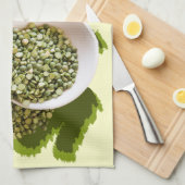 Gesplitste erwtenfoto theedoek (Quarter Fold)