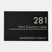 Gesplitste familienaam Huisnummer Adres Voorzijde Deurmat (Voorkant)