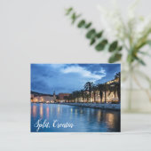 Gesplitste promenade in het Briefkaart van Kroatië (Staand voorkant)