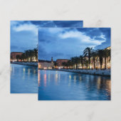 Gesplitste promenade in Kroatië (Voorkant / Achterkant)