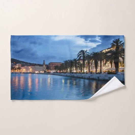 Gesplitste promenade in Kroatië Handdoek (Handdoek)