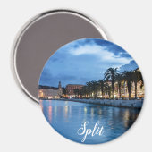 Gesplitste promenade in Kroatië Magneet (Voorkant / Achterkant)