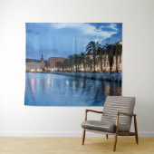 Gesplitste promenade in Kroatië Wandkleed (In Situ (horizontaal))