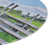 Gesplitste railomheining snijplank (Hoek)