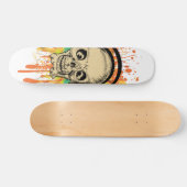 Gesplitste schedel persoonlijk skateboard (Horizontaal)