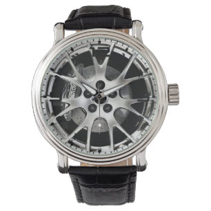 Gesplitste spatwielen en Mannen voor zwarte remmen Horloge