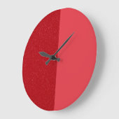 Gesplitste Tomaat Rood Aangepaste Muur Klok (Hoek)