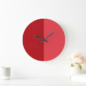 Gesplitste Tomaat Rood Aangepaste Muur Klok (Huis)