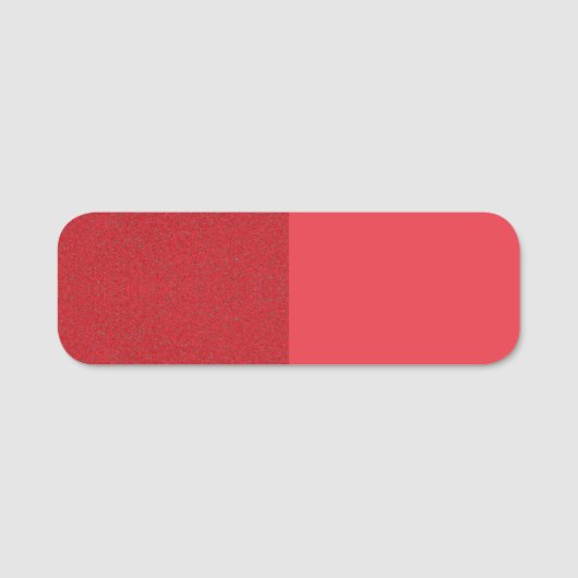 Gesplitste Tomaat Rood Naam Label – Naamplaatje (Voorkant)