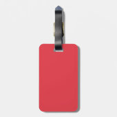 Gesplitste Toon rood Bagagelabel (mat + getexturee (Achterkant verticaal)