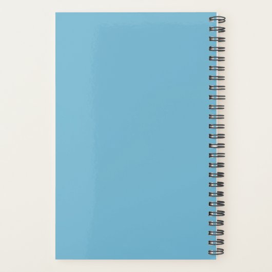 Gesplitste uil gepersonaliseerd, op maat gemaakt j planner (Achterkant)