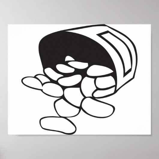 Gespoelde bonen uit een Poster (Voorkant)