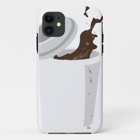 Gespoelde koffie iPhone 5 hoesje (Achterkant)