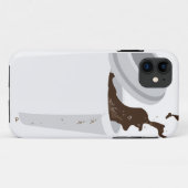 Gespoelde koffie iPhone 5 hoesje (Achterkant (horizontaal))