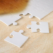 Gespoelde koffie legpuzzel (Zijkant)