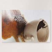 Gespoelde koffie legpuzzel (Horizontaal)