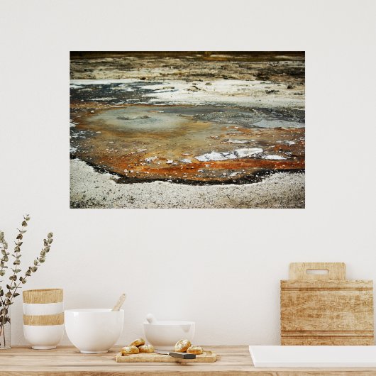 Gespoelde objecten afdrukken poster (Keuken)