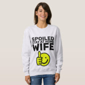 GESPOILEERD VERBLIJF BIJ WIFE T-SHIRTS THUIS (Voorkant volledig)