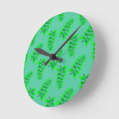 Gesponeerd oliepatroon ronde klok (Hoek)