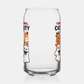 Gesponnen-anormale Cat-tivity Schattige Halloween  Blikvorm Glas (Rechts)
