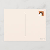 Gesponnen-anormale Cat-tivity Schattige Halloween  Briefkaart (Achterkant)