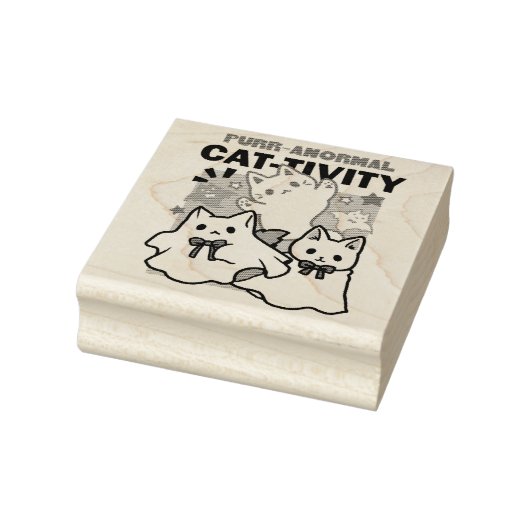 Gesponnen-anormale Cat-tivity Schattige Halloween  Rubberstempel (Stempel)