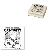 Gesponnen-anormale Cat-tivity Schattige Halloween  Rubberstempel (Gestempeld)