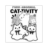 Gesponnen-anormale Cat-tivity Schattige Halloween  Rubberstempel (Afrduk)