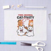 Gesponnen-anormale Cat-tivity Schattige Halloween  Tissuepapier (Craft)