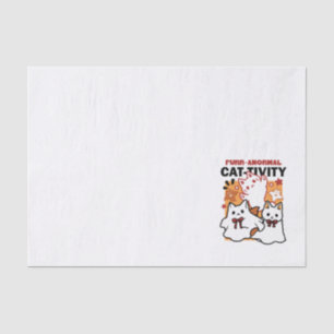 Gesponnen-anormale Cat-tivity Schattige Halloween Tissuepapier