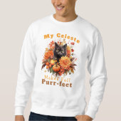  Gesponnen-effect herfstkat Celeste Trui (Voorkant)