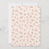 Gesponnen-effect Kitty Cat Pink Verjaardagsfeestje Bedankkaart (Achterkant)