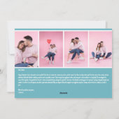 Gesponnen-effect Liefde Kat's Miauw Valentijnsdag Feestdagenkaart (Achterkant)