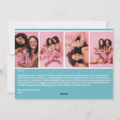 Gesponnen-effect Love Cat's Meow Galentine's Day Feestdagenkaart (Achterkant)