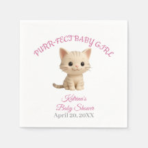 Gesponnen-fect Baby Girl Kitten Baby shower